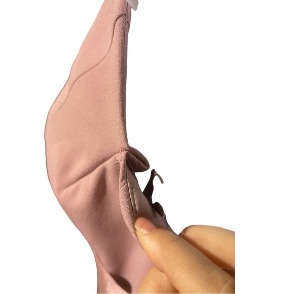 Vera Wang White “Quartz” Halter David’s Bridal VW360214 Bridesmaid Dress - 2 - Picture 6 of 16